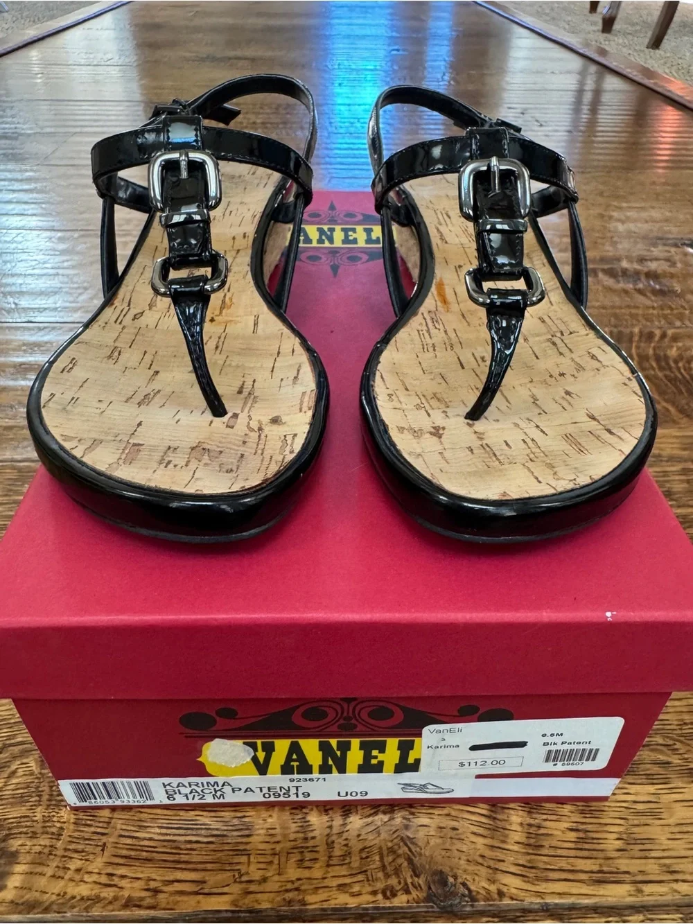 VAN ELI BLACK ESPADRILLE SANDALS